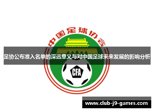 足协公布准入名单的深远意义与对中国足球未来发展的影响分析